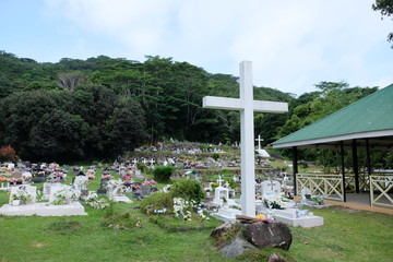 Seychelles cemetery