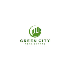 Green city realestate logo friendly