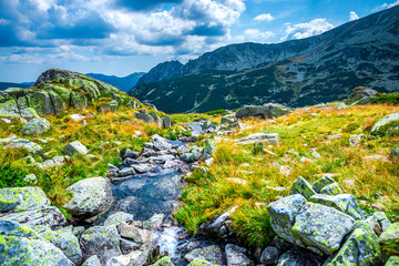 Landscape in Retezat Mountains, Romania