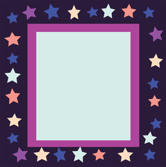 frame with copy space for text or image