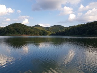 lake in mountains