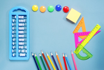 Education concept background with copy space. Back to school.