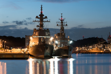 横須賀軍港の夜景