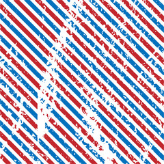 Obraz premium Diagonal lines seamless pattern on white background