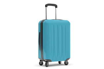 Isolated suitcase on a background - 294162381