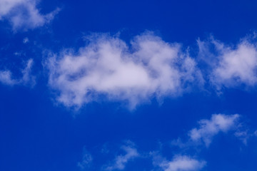 white cloud on blue sky