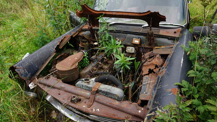 Schrottplatz in Schweden