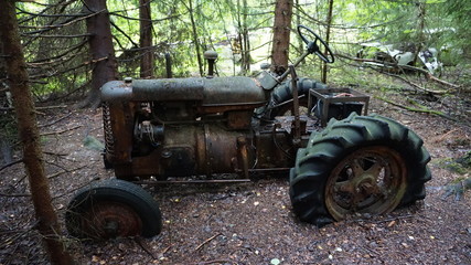 Schrottplatz in Schweden