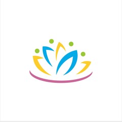 lotus vector logo graphic modern