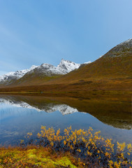 in the mountains of Northern Norway,Tromso