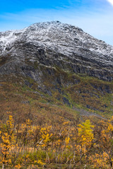 in the mountains of Northern Norway,Tromso