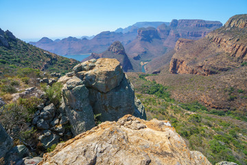 hiking the leopard trail, upper lookout, blyde river canyon, south africa 54