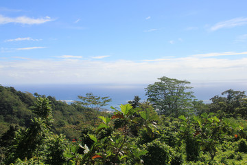 Obraz premium Mount Vaea is a 472 m summit overlooking Apia, the capital of Samoa located on the north.
