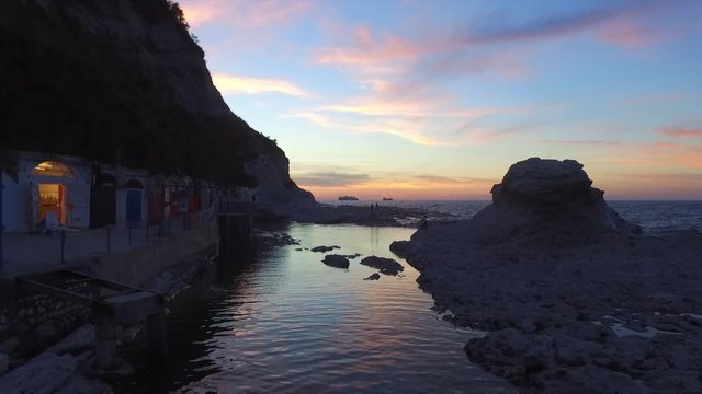 Il Passetto di Ancona visto dal drone