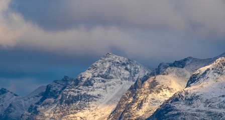 in the mountains of Norway,Tromso