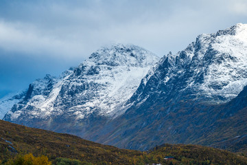 Obraz premium in the mountains of Norway,Tromso