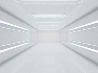 Abstract modern architecture background. 3D