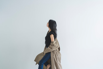 Naklejka premium 女性