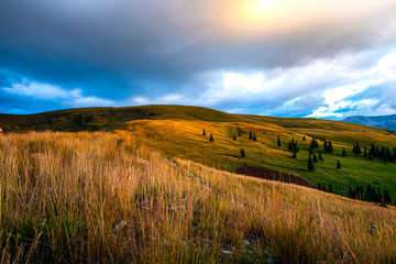 Landscape on the mountains