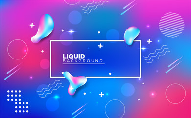 trendy Liquid color background design. Fluid gradient shapes composition. Futuristic design posters. Eps10 vector. for business