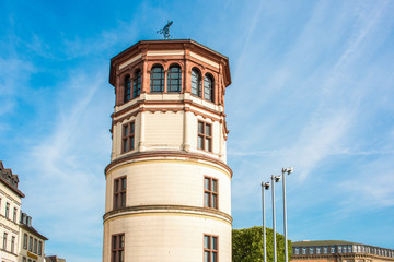 Fototapeta na wymiar Maritime Museum inside Castle tower former city Palace (Schifffahrtmuseum im Schlossturm ehemaligen Stadtschloss am Burgplatz)