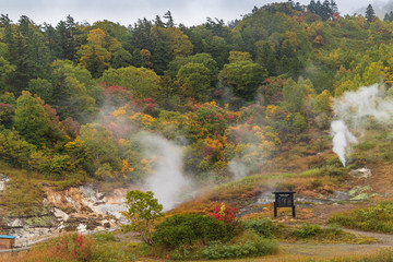 Towada Hachimantai National Park in early autumn