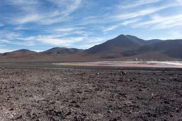 Red lagoon view