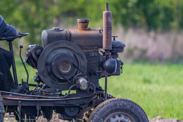 a retro tractor
