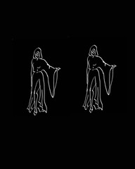 2 kobiety w kapturze 