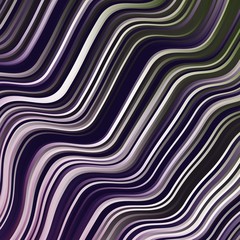 Light Pink, Green vector pattern with lines. Colorful illustration with curved lines. Pattern for websites, landing pages.