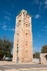 Fototapeta na wymiar Tower of Ramla, Israel, built in the 13th century