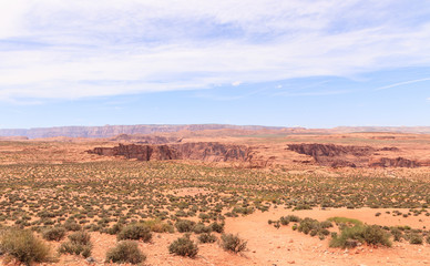 Antelope Canyon on Navajo land east of Page, Arizona. It is a slot canyon in the American Southwest. Lower Antelope has narrow slots and carved shoots.