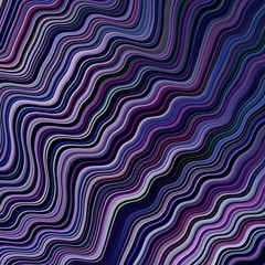 Light Purple vector background with curved lines.