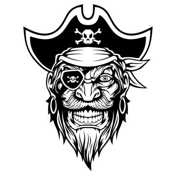 Pirate Mascot.