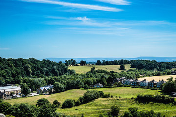 Naklejka premium view from the castle