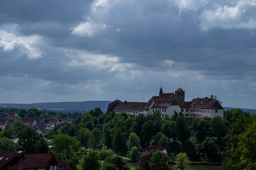 Fototapeta na wymiar Schloss und Benediktinerabtei Iburg