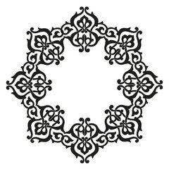 Arabesque pattern vector illustration.