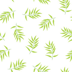 Fototapeta premium Seamless pattern with leaf
