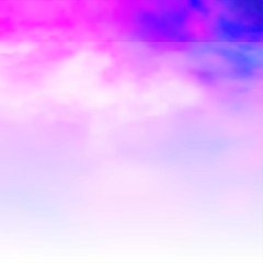 Light Purple vector layout with cloudscape. Shining illustration with abstract gradient clouds. Beautiful layout for uidesign.