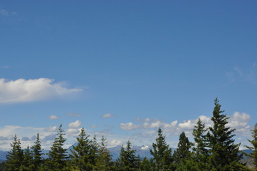 Pacific Northwest Cascade Mountain Range