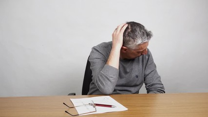 Man throws away paper documents in the basket. - Powered by Adobe