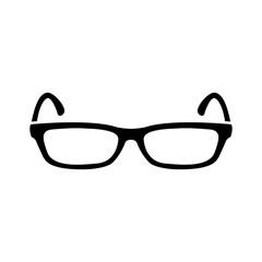 glasses icon logo template, glasses vector element