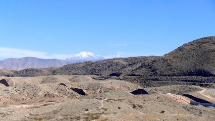 Fototapeta na wymiar Altiplano et Volcans, Cordillère des Andes, Pérou