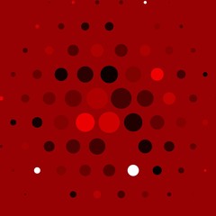 Light Red vector texture with circles. Abstract colorful disks on simple gradient background. New template for your brand book.