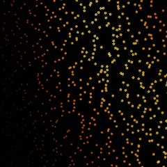 Dark Orange vector background with small and big stars. Blur decorative design in simple style with stars. Design for your business promotion.