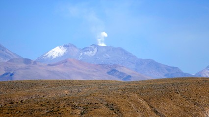 Altiplano et Volcans, Cordillère des Andes, Pérou