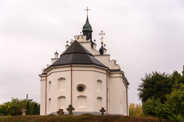 Fototapeta na wymiar Ancient Old church in Ukraine
