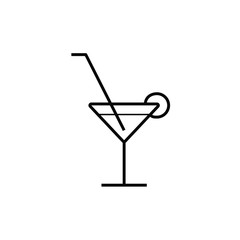 glass icon vector flat design