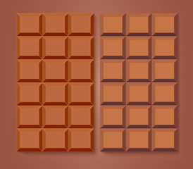 Seamless texture of milk chocolate bar