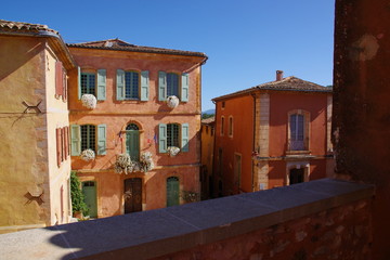 Le village de Roussillon en Provence